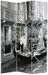 Unique Cityscape Wall Art Print Image Room Divider - 6ft. Venice Italy Canal & Gondola Large Photo Folding Floor Screen