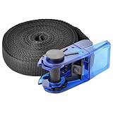 GREETTOOL プラスチック製ラチェットバックル式荷締機 長さ5m 巾25mm GTPR-255E