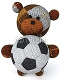 Wallmonkeys Peel and Stick Wall Decals - Ours En Peluche - Removable Graphic