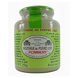 Mustard with Peppercorns Pommery Mustard Meaux Moutarde in Pottery Crock