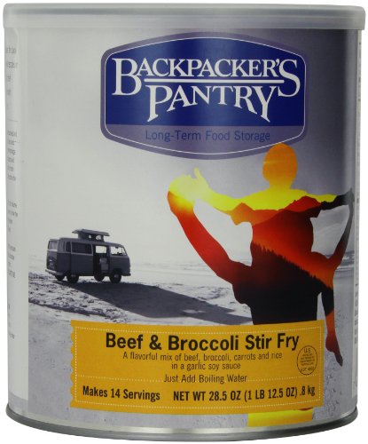 Backpacker's Pantry Stir Fry Beef and Broccoli, 28.5 Ounce, #10 Can
