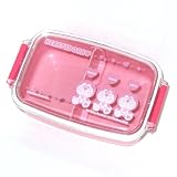 Bento: Doraemon Design Microwavable Pink Lunch Box (5.5