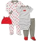 Carters 4−pc. Crab Cuddle Me Layette Set