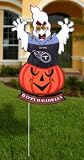 20" Lighted NFL Tennessee Titans "Happy Halloween" Yard Decoration