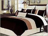 8 PC. BEDDING ENSEMBLE GOLD BEIGE KING FROM MARRIKAS