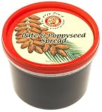 Kinneret Date Spread with Poppy Seeds, 17.64-Ounce Bottles (Pack of 4)