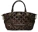 NEW AUTHENTIC COACH LARGE MADISON DOTTED OP ART SIGNATURE SOPHIA (Brown/Mahogany