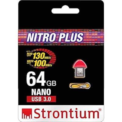 Strontium Nitro Plus Nano 32GB USB 3.0 Pen Drive (Red)