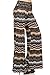 ColorMC Women's Plus Size Self-Banded Palazzo Long Knit Wide Leg Pants