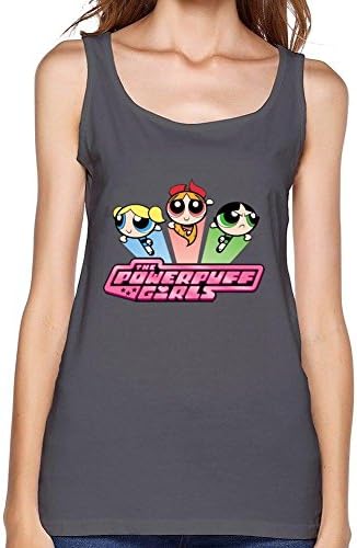 Yusij Women's Power Puff Girls Blossom Bubbles Buttercup Fashion Tank Top