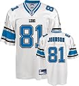 Calvin Johnson White Reebok NFL Replica Detroit Lions Youth Jersey