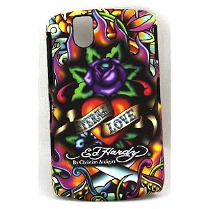 Authentic Ed Hardy Tattoo Blackberry Tour 9630 Snap On Case Cover Faceplate Eternal Love