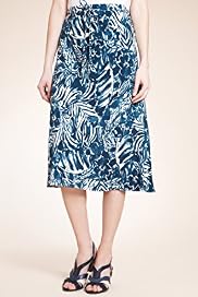 Classic Collection Tonal Floral Belted Skirt