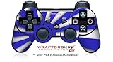 Sony PS3 Controller Skin Japanese Rising Sun Blue