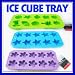 3 Silicone Ice Tray Star Shaped Cube Mold Beach Fun New Party Chocolate Soap Set