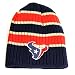 Houston Texans Wide Stripe Knit Beanie