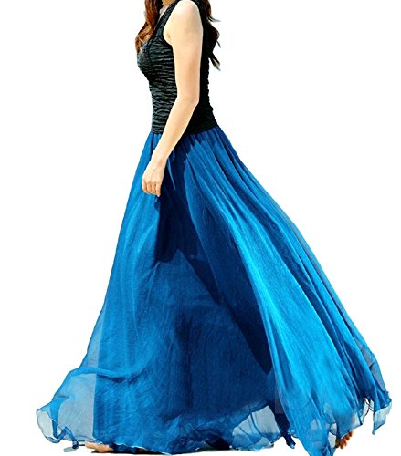 (ワールドカントリー) World Country ボヘミアン スカート マキシ ロング ガーリー シフォン #021-06