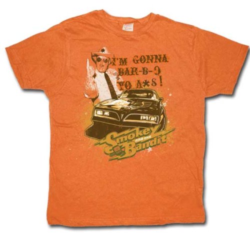 Smokey and the Bandit Bar-B-Q Your Orange T-Shirt Tee