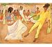 Baile en Tehuantepec by Diego Rivera poster print,29.5 in. x 26.8 in.