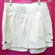 Zero 2 Nine white maternity cargo shorts - S & M only