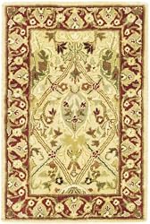 Safavieh Persian Legend New Zealand Wool PL819D Ivory 2' x 3' Handmade Wool Area Rug