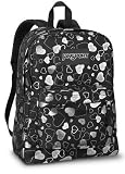 JanSport BLACK SILVER FOIL HARLEM HEARTS