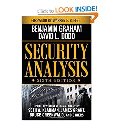 Security Analysis: Sixth Edition, Foreword by Warren Buffett (Security Analysis Prior Editions)