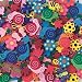 Painted Wood Beads 1/2lb (419/Bag)