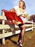 Vintage Pin Up Girl Large Poster 24