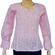 Kurtis Womens Shirts Tops Casual Clothes Chikan Embroidery Size XS (ctop405)