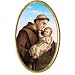 Car Visor Clip - Saint Anthony - 1.75"x1.0" - Clip on