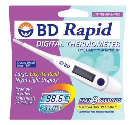 HealthPersonalCare: B D Rapid Digital Thermometer Pack of 3