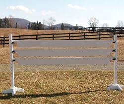 Solid Colored Plank Gates Wood Horse Jumps 12ft