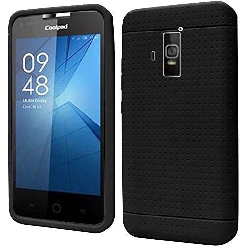 Coolpad Rogue Case,IDEA LINE INC(TM)For Coolpad Rogue (T-Mobile)New Ultra Thin Rugged Silicone Gel Skin Rubber Cover Case - Black + Free Stylus Pen