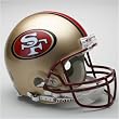 San Francisco 49ers Full Size Authentic "ProLine" NFL Helmet