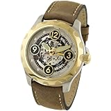 Stuhrling Original Mens Lifestyle Nordic Skeleton Automatic Leather Strap Watch # 200.332G5T2 by St�hrling Original