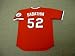 C.C. SABATHIA Cleveland Indians Majestic Cooperstown Throwback Baseball Jersey, LARGE
