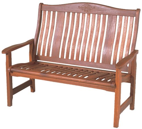 Jack Post Malacca 47-1/2-Inch High Back Bench