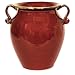 Blonder Home Accents Expressions Red Clay Pot Wastepaper Basket