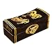 Toys : Handmade Tibetan Black Leather Jewelry Box Mythical Phoenix And Dragon Design