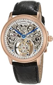 Stuhrling Original Men's 243.334X2 Tourbillon Mirage Tourbillon Limited Edition Mechanical Rose Tone Watch