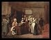 William Hogarth (The denunciation) Framed Art Poster Print - 11 X 17