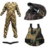 Complete Camo Coverall Playing and Safety Kit - 2X-Large Coveralls