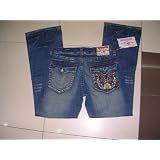 True Religion Men's Guitar Jeans Dark or Light fade 34,36,38,40