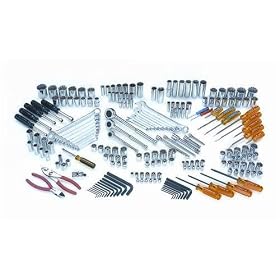 Stanley 205 PC. 1 4, 3 8 + 1 2 Drive Mechanics Tool Set by Stanley