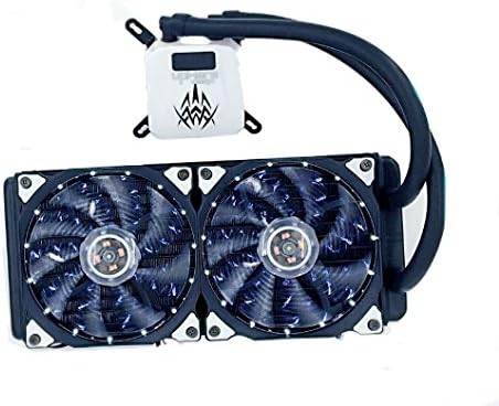upHere Technology All-In-One High Performance Liquid CPU Cooler with Dual Adjustable 120mm PWM Fan