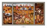 The Garden of Delights c.1480 Art Poster Print by Hieronymus Bosch, 46x28
