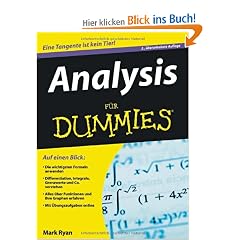 Analysis f�r Dummies (Fur Dummies)