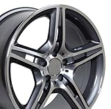 ReviewsWheel1x - AMG Style Replica Wheel with Machined Face Fits Mercedes Benz - Gunmetal 18x9.5 Wheel1x - AMG Style Replica Wheel with Machined Face Fits Mercedes Benz - Gunmetal 18x9.5