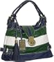 Large ''Zane Hobo'' By Vitalio - Black & Off White, Blue & Green, Brown or Multi Color